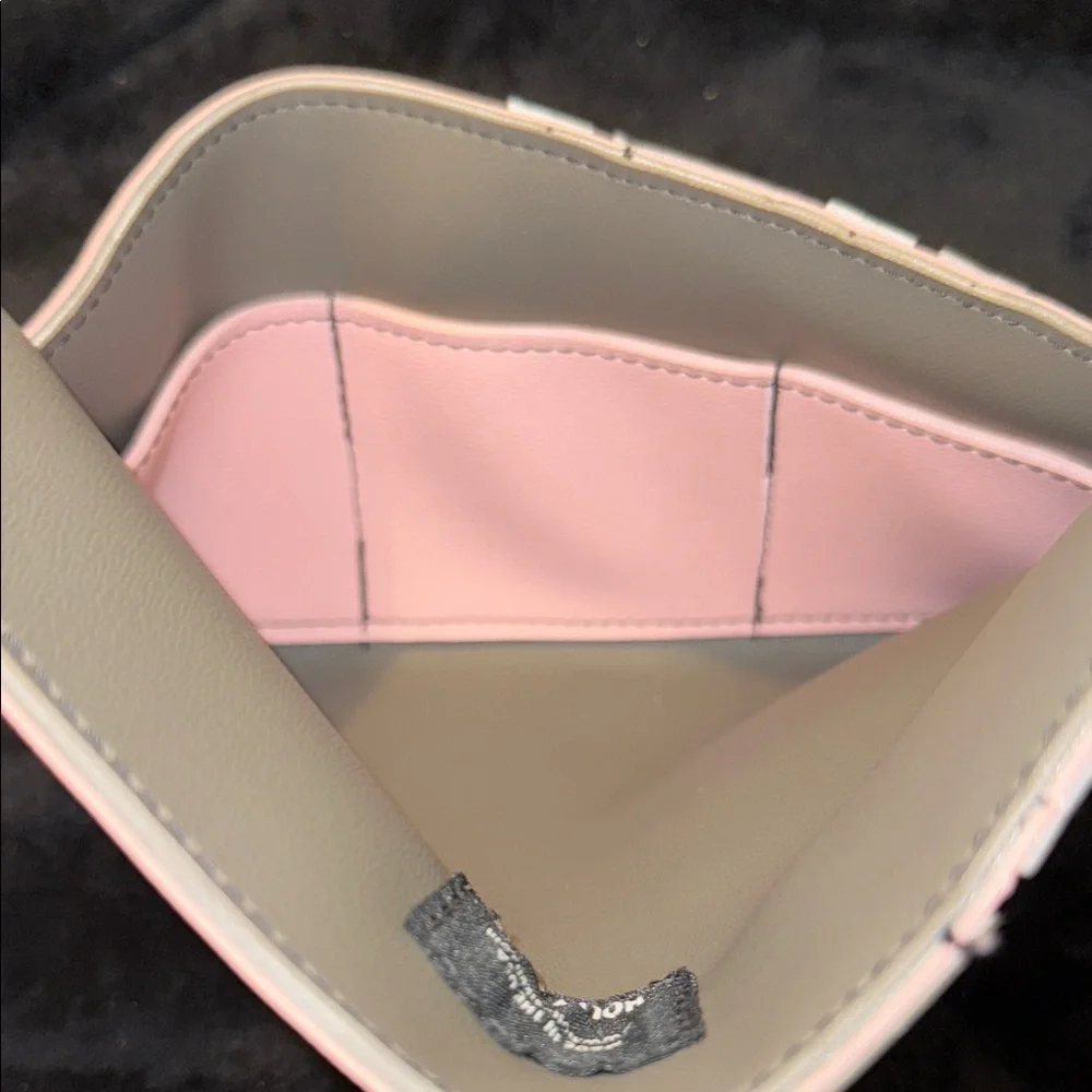Chic Pink and Gray Women's Clutch